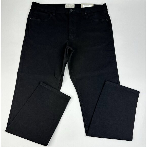 Everlane Uniform Men NWT Black The Slim‎ 4-Way Stretch Jean W38-39/L32 - Picture 1 of 14